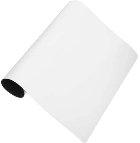 WEKAMOS Pizarra Magnética de Borrado Seco con Esquinas Redondeadas Adhesiva para Nevera Tablero Planificador Reutilizable para Notas y Organización Familiar