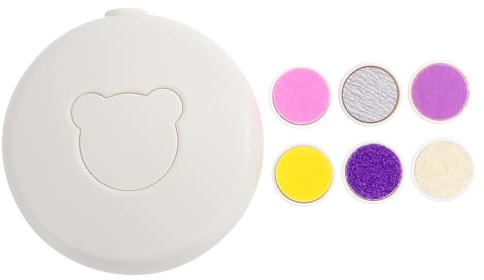 Kit de Coupe Ongles Électrique pour Garçon et Filles, Soin Sûr, 1 Set Blanc | Abs Léger et Portable, avec Brosse et Têtes de Rechange, Usage Bébé et Garçon et Filles