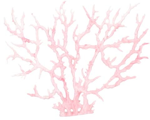 TOYANDONA Décor Aquarium Artificiel Simulation Naturelle Ornement sans Danger pour Poissons Adapté Eau Douce et Salée Aménagement Paysager Réaliste pour Réservoir Accessoire pour
