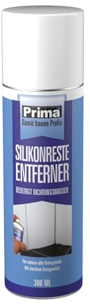 Prima Silikonreste-Entferner 300 ml Spray – Entfernt alte Silikonfugen – Für Fliesen, Bad & Sanitärbereich – Silikonlöser für Renovierung & Neuverfugung