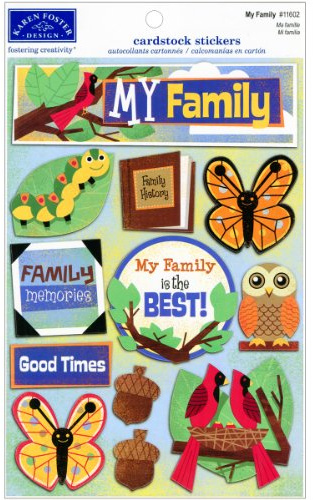 Karen Foster 11568 - Vinilos para scrapbooking, sin ácido ni lignina