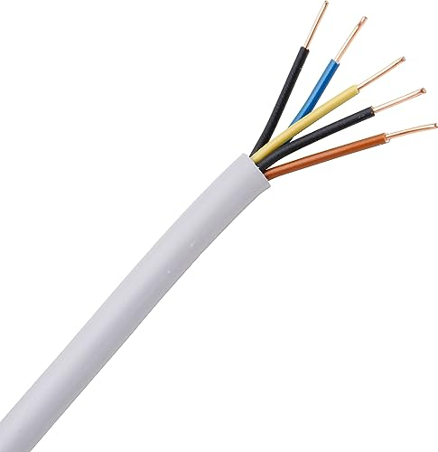 Kopp NYM-J 153050848 Sheathed Cable 5 x 1.5 mm² 50 m Grey
