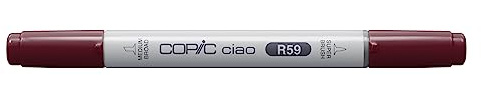 COPIC Ciao Marker Typ R - 59, Cardinal, vielseitiger Layoutmarker, mit einer mittelbreiten und einer Brush-Spitze