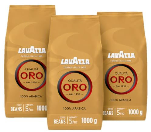 Lavazza Qualità Oro coffee beans 3x1kg | 100% Arabica Coffee