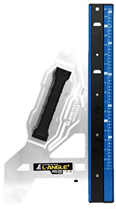 Shinwa Sokutei 73150 Règle de guidage pour scie circulaire L-Angle Plus, échelle compatible, 45 cm