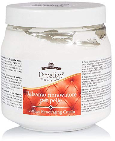 PRESTIGE CREMA PER RINNOVARE IL COLORE DI DIVANI SCARPE BORSE IN PELLE 300ml