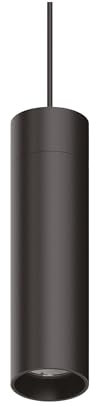 IDEAL LUX Sistema luce binario ARCA PENDANT 21W 3000K BK, Sistema a rotaia, Illuminazione modulare, Dispositivo su binario, 11x7h61 cm, Nero
