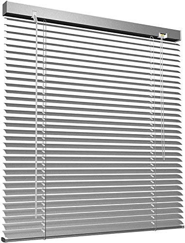 TENDA VENEZIANA IN PVC 60X160 CM LAMELLA 25 MM ORIENTABILI ANTRACITE