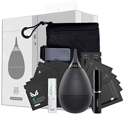 VSGO Rengöringskit för kamera, bubbelbälgsensor rengöringsset professionellt linsrengöringsset med filter för DSLR-kameror