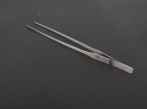 Pinzette, gerade oder gebogen, Stainless Steel, Edelstahl, 27cm, Aquascaping, Aquarium Tools, Reinigungszubehör, Einsteiger, Futterpinzette, Pflanzenpinzette (Pinzette, 27cm, gerade)