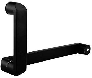 Griff für Glastüren und Duschtüren, Glastürgriff für Duschraum, Badezimmer, Edelstahl, mattschwarzer Türgriff (275 mm + 475 mm)