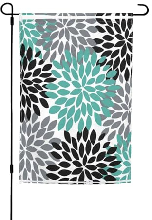 Dahlie Blume Gartenflaggen für draußen – kleine Gartenflaggen – charmante Willkommensgartenflagge, Outdoor-Gartenflagge, 30,5 x 45,7 cm, doppelseitig