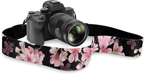 TOADDMOS Sangle pour appareil photo de 5 cm de large pour photographes - Sangles de cou et d'épaule universelles pour tous les appareils photo reflex numériques, taille unique