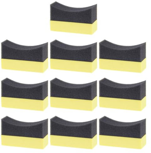 Healifty 10 Stücke Große Auto Waschen Schwamm Schaum Pads Auto Waschen Reifen Reiniger Schwamm Innen Reiniger