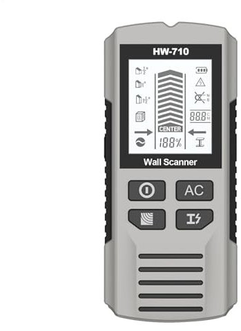 Handheld Metal Detector Wand - Electronic Stud with Lcd Display | Stud Sensor Beam Detector with Battery | Portable Lcd Display and Audio Metal Detector | High Sensitivity Security Scanner
