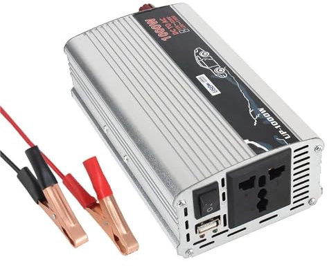 UAGFDFF Inversor Inversor De Potencia De Onda Sinusoidal Pura 1000 W Transformador De Voltaje Electrónico 12V A 110V Y 220V para Coche Hogar Portátil Camión Inversor de Coche