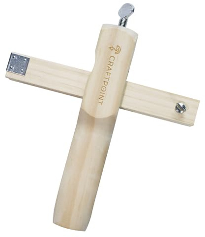 CRAFTPOINT Riemenschneider Leder, 0-10 cm einstellbare Breite, Werkzeug für Lederbänder und Gürtel