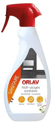 ORLAV - Spray multi-usages sanitaire - Parfum jasmin - 750 ml