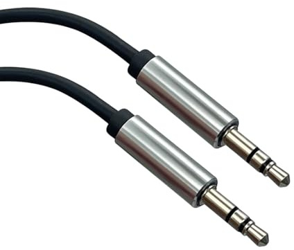 Totely 3.5mm AUX Audio Cable 2m Nickel-Plated Male to Male Stereo Cord - Universal 3.5mm Jack for Car Audio, Speakers, Smartphones, Tablets, Headphones and Audio Players