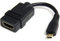 StarTech.com Adattatore Micro HDMI a HDMI, Video 4K 30Hz, Dongle ad elevata velocità Micro HDMI Tipo D a HDMI 1.4 M/F, Convertitore/Cavo adattatore per Monitor HDMI HD, TV e Display (HDADFM5IN)