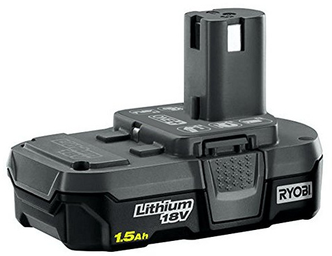 Ryobi 18-Volt ONE+ 1.5Ah Compact Lithium-Ion Battery