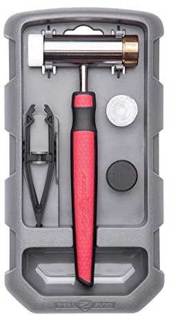 Real Avid Hammer Set with Pin Alignment Tool for Gunsmithing, 4 in 1 Hammer Tool Set Includes, Hammer, 4 Hammer Head Tips, Brass, Nylon, Steel, Rubber Driving Heads & Molded Carry Case