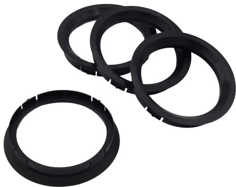 KONIKON 4X Zentrierringe 76,0 x 65,10 mm Schwarz Felgenringe Adapterringe für Verschiedene Felgen kompatibel mit Mercedes Benz Opel VW Audi Seat Skoda