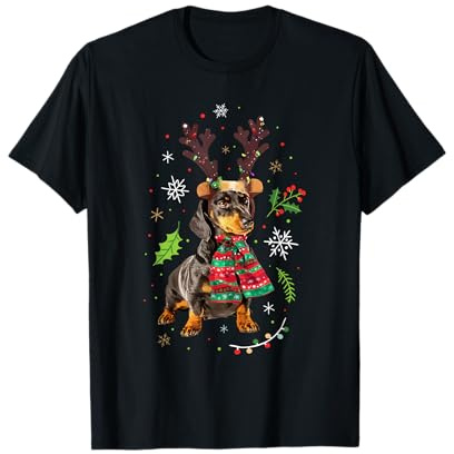 Dackel Weihnachts T-Shirt