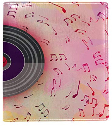 Music Forever dehnbarer Bucheinband, passend für die meisten Hardcover-Lehrbücher bis zu 22,1 x 16 cm, selbstklebender Stoff, Schulbuchschutz, waschbar und wiederverwendbar
