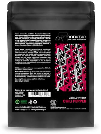 Henné Chili Pepper Rosso Ciliegia Intenso Bio - tinta vegetale