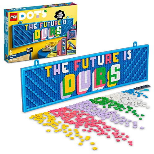 LEGO DOTS Big Message Board 41952 DIY Craft Decoration Kit; A Customizable Canvas Designed for Kids Aged 8+ (943 Pieces)