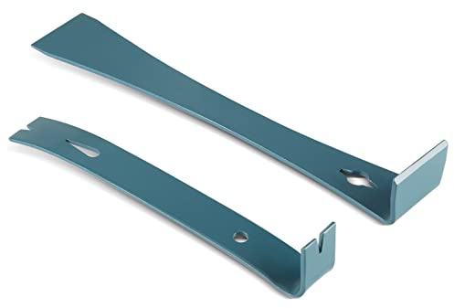 SN-KNIFE 2 levachiodi a goccia, in acciaio ad alto tenore di carbonio, 2 pezzi da 19,8 cm e 23,5 cm, colore grigio