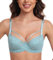 Lemorosy Women's Lace Bras Sexy Push Up Comfort Full Cup Plus Size Underwear(Blue,38G)