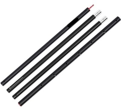 Verstellbares Zeltstangen-Stütz-Set aus Aluminiumlegierung, dicke Stangen für Camping, Wandern, Strandmuscheln, Plane und Markise, wasserdichtes Zeltzubehör
