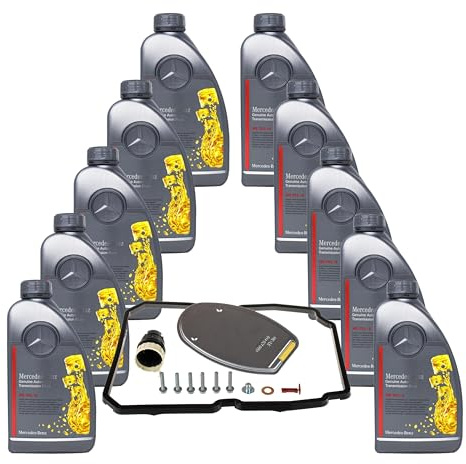 Automatikgetriebe Ölwechsel Satz Getriebeölwechselsatz mit 10 L ATF MB 236.14 Automatikgetriebeöl + Getriebeölfilter