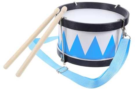SOPOTUTU Kit Rullante Per Ragazzo Ragazza Strumento Musicale Giocattolo Educativo in Metallo e Legno Per Sviluppo Delle Capacità Manuali e Concentrazione