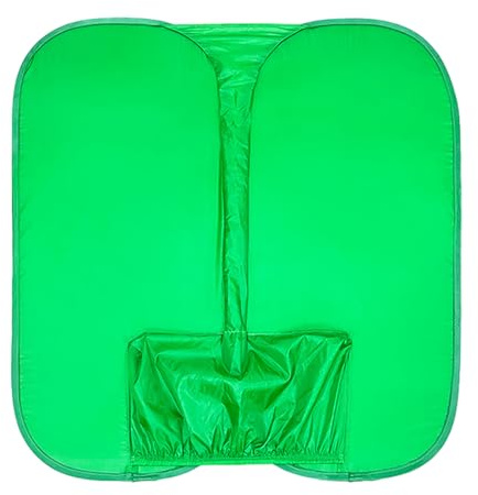 Green Screen - Doppelseitiger Stuhlhintergrund, tragbare Fotografie und Videoblatt | Ideal für Studioanrufe, Streaming, Webcam-Aufnahmen, Fotoshootings Zuhause, Büro