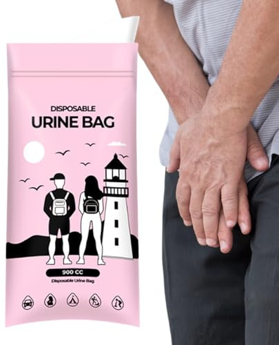 Sacchetti Per Urina Per Donne Contenitore Portatile Per Pipì 900ml | Sacchetti Da Viaggio Urinari Per Donne Anziani Bambini Campeggio Escursionismo Zaino In Spalla Auto Viaggio