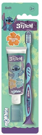 Kit de voyage Lilo & Stitch : Brosse à dents manuelle + Dentifrice