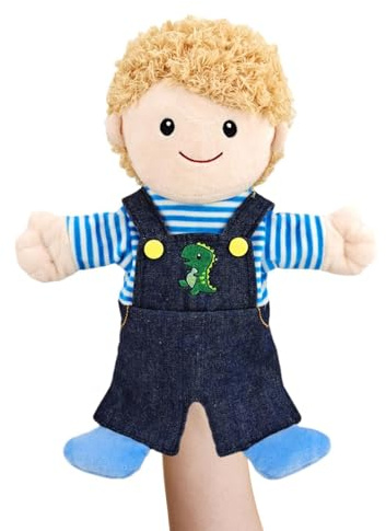Handpuppe Spielzeug | Nr. 11.8 in Zubehör für Puppentheater, Plüschpuppen, Spielzeug, Hand, Mädchen, Marionette, hautfreundliches Handwerk, geruchlos, für Sofa-Ornamente