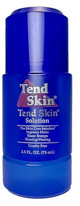 Tend Skin Razor Bump Solution Refillable Roll-On Solution For Unsightly Razor Bumps, Ingrown Hair And Razor Burns, Post Shaving and Waxing Toner for Men and Women, 2.5 Oz