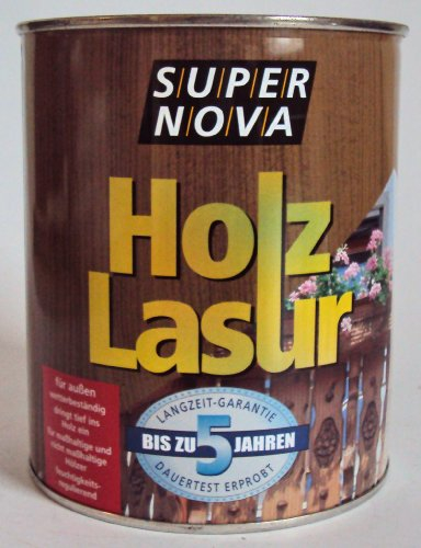 Super Nova Holzlasur sämtig gläzend 750 ml , Farbe:Kiefer