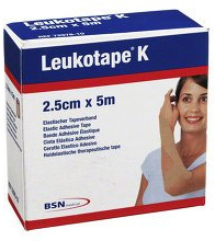 LEUKOTAPE K 2,5cm hautfarben 1 Stück