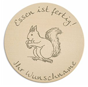 'Sticky Jam Breakfast Board for Children Cute Squirrel desired engraving Persons – Breakfast Board Breakfast Plate Children's Melamine Tableware Children's Cutlery