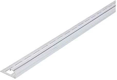 Fliesenschiene, Fliesenprofil, Rundkantenprofil, Edelstahl (V2A) glänzend, Länge 2,50 m 8 mm Höhe 1 Stück