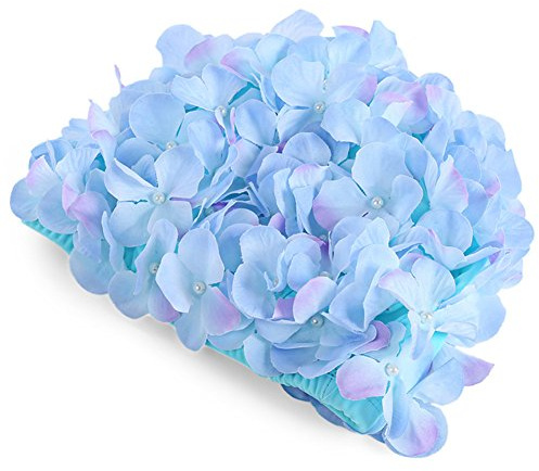 Nuoto Cap Fiori per le donne, cappello da bagno floreale cappello da bagno Cap cappello retrò Cuffie da nuoto