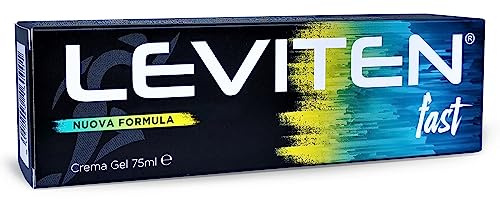 LEVITEN Fast Crema Gel Riscaldante Muscolare 75 ml - Crema Pre Allenamento e Pre Gara Effetto Caldo per Preparazione Muscoli, con HOTFLUX, Senza Petrolati e Vaselina, Made in Italy