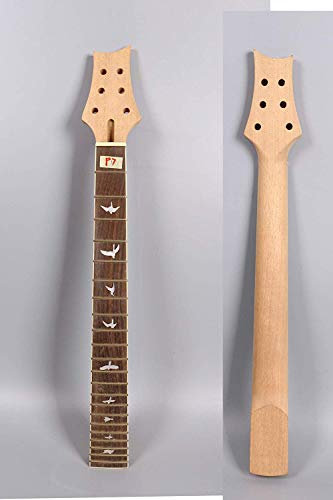Yinfente Ersatzhals für E-Gitarre, 22 Bünde, 62,8 cm, Palisandergriffbrett mit Vogeleinlagebolzen an der Ferse