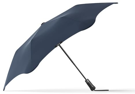 BLUNT Metro Windproof Travel Umbrella - 39 Compact Umbrella for Wind and Rain, Portable, Heavy Duty, UV Protection - Navy
