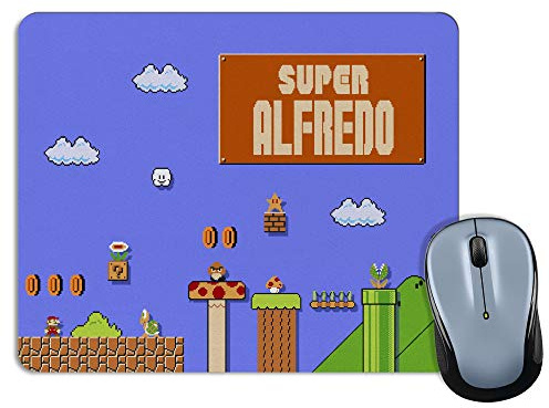Maus Pad. Personalisiertes Mauspad. Custom Mousepad. Unterseite aus rutschfestem Gummi. Personalisierte Geschenke. 18x22cm. Gamer Diverse Modelle. Mario